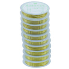 Beading Wire No 0.8MM 2.5MTR Golden Roll BW8MG-8M