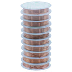 Beading Wire No 0.8MM 2.5MTR Copper Roll BW8MC-8M