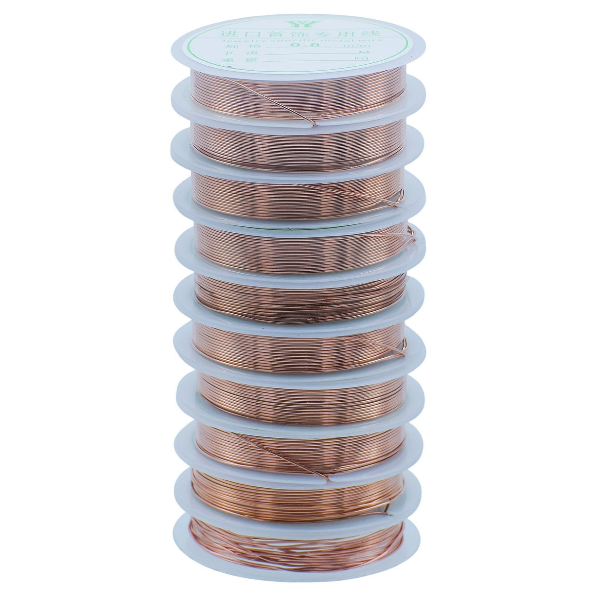 Beading Wire No 0.8MM 2.5MTR Copper Roll BW8MC-8M