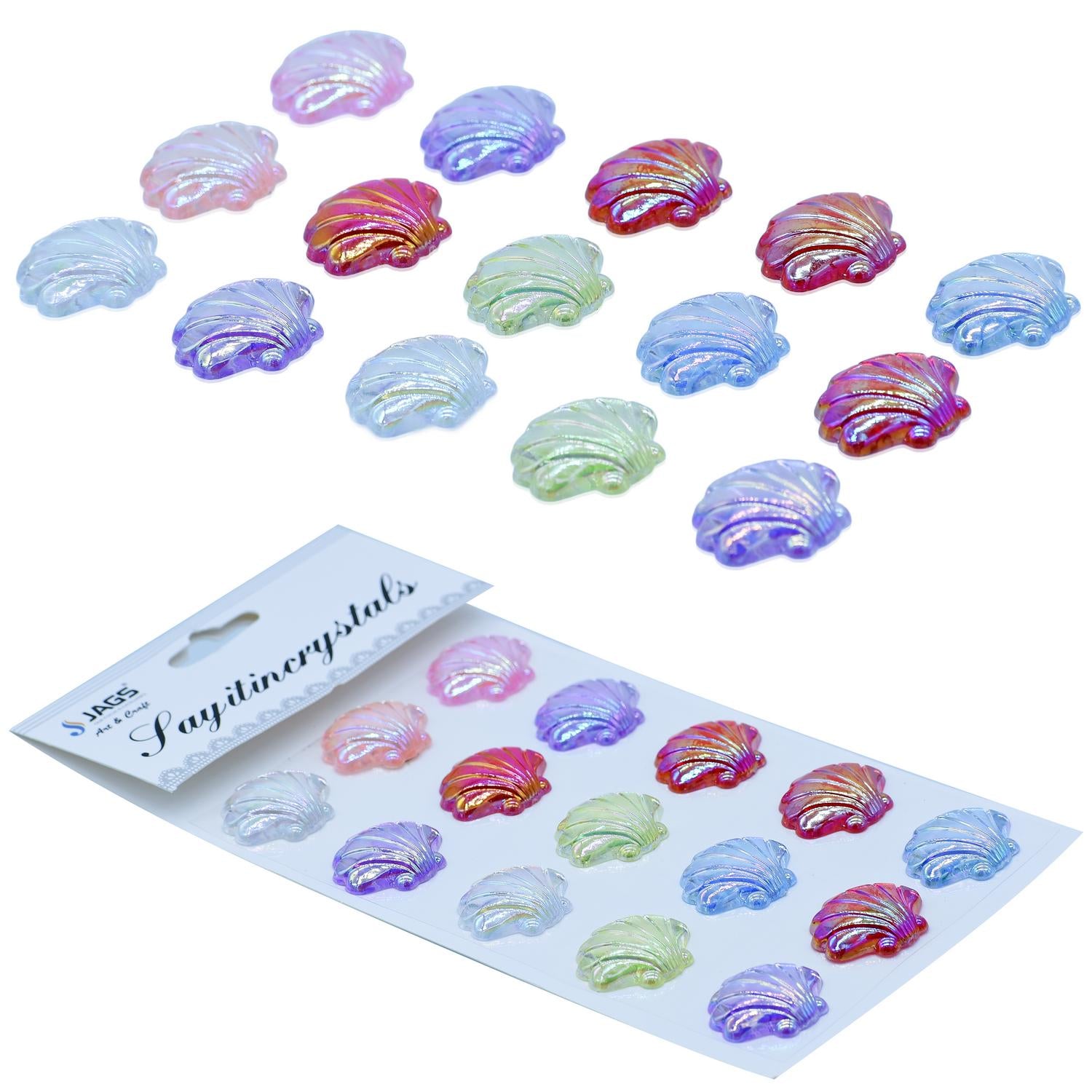 Sticker Crystal Shells Multi Colour JB58-N