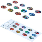 Sticker Crystal Ovel Tree Multi Colour JB58-U