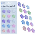Sticker Crystal Flower Multi Colour JB58-Q