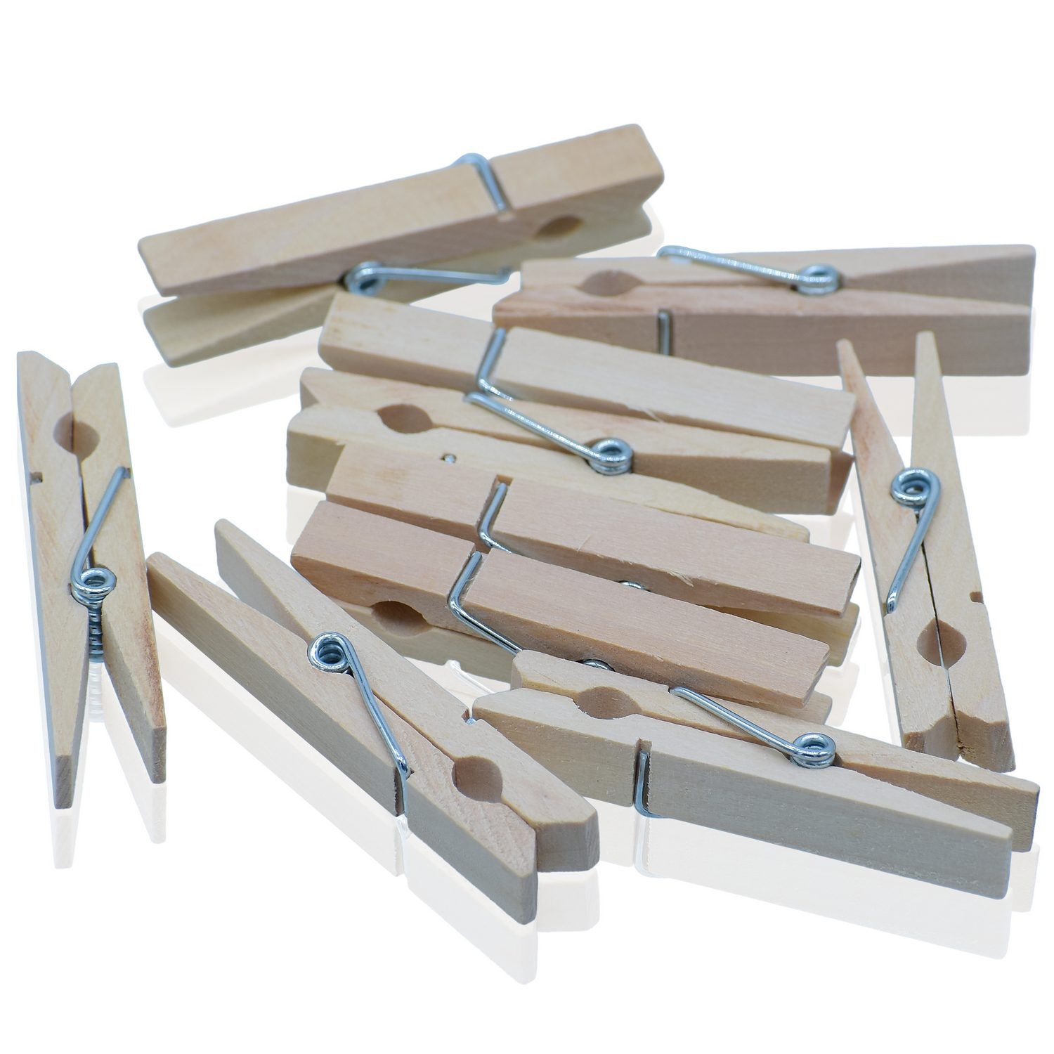 Wooden Clip Natural 10Pcs Big 6CM WCSP-04