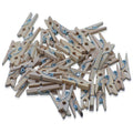 Wooden Clip Natural 50Pcs Mini Small 2.5CM WCSP-01
