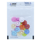 Jags Craft Decorative Button Smiley 24L 20Pc JCDBP15