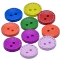 Jags Craft Decorative Button Round Colour 24L 10Pc JCDBP45