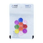 Jags Craft Decorative Button Round Colour 24L 10Pc JCDBP45