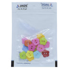 Jags Craft Decorative Button Flower 20L 20Pc JCDBP20