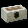 Wooden Empty Box Medium Top Window Rectangle ZA-24010