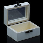 Wooden Empty Box Small Top Window Rectangle AM038