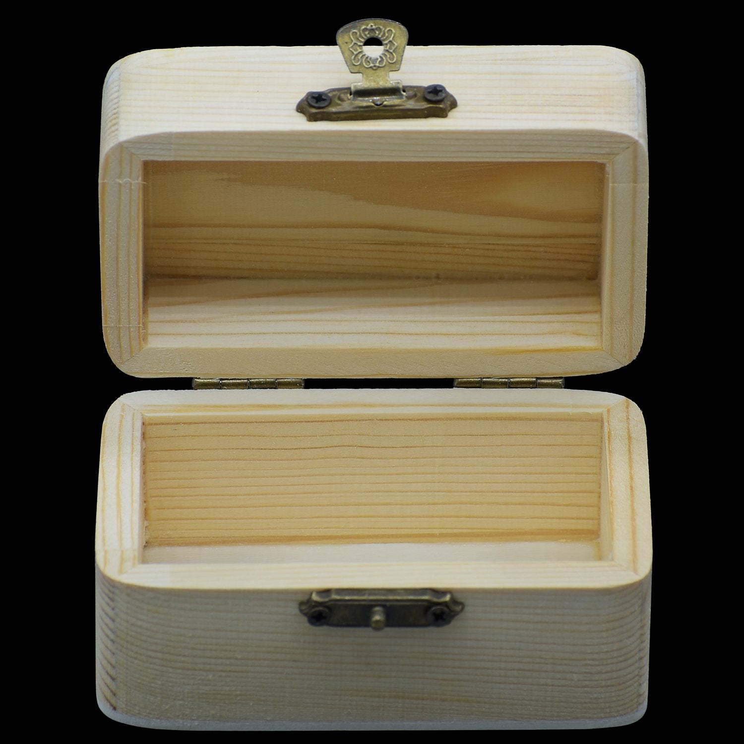 Wooden Empty Box Small Rectangle DX117 5x5.5x9cm