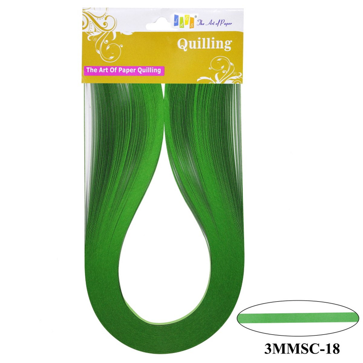 Quilling Strip 3mm S/C 18 Dark Green 3MMSC-18