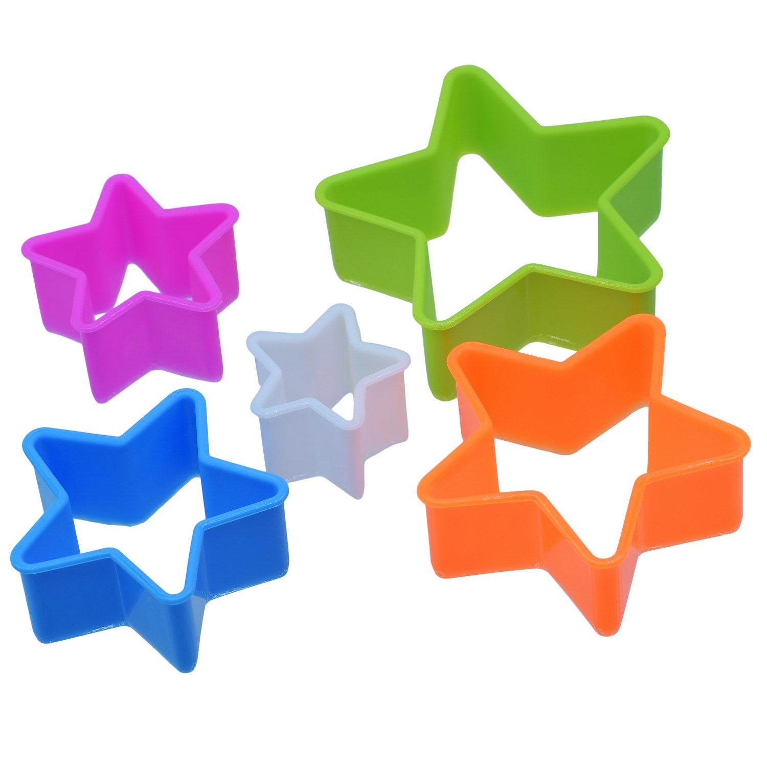 Clay Modle Set Plastic 5 Size Star CMSP-01