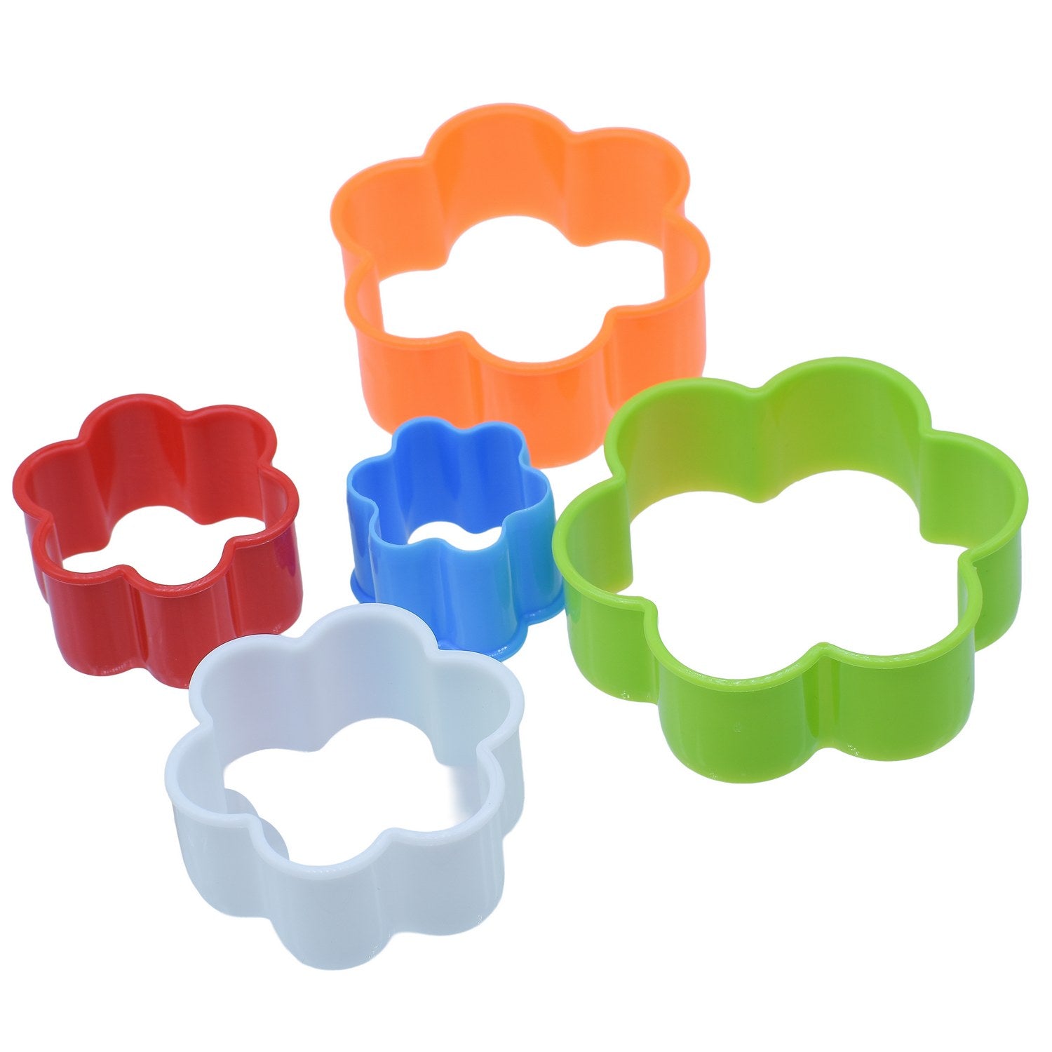 Clay Modle Set Plastic 5 Size Flower CMSP-03