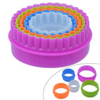 Clay Modle Set Plastic 5 Size Round CMSP-04