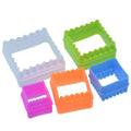 Clay Modle Set Plastic 5 Size Square CMSP-05