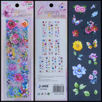Sticker Rose Flower Mix Colour LGHY