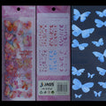 Sticker Butterfly Mix Colour CYLG