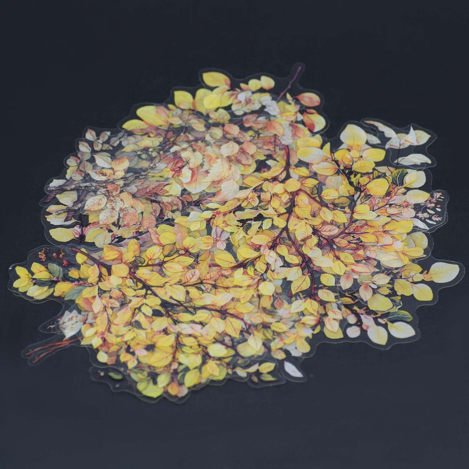 Sticker Leaf Mix Colour CYMY