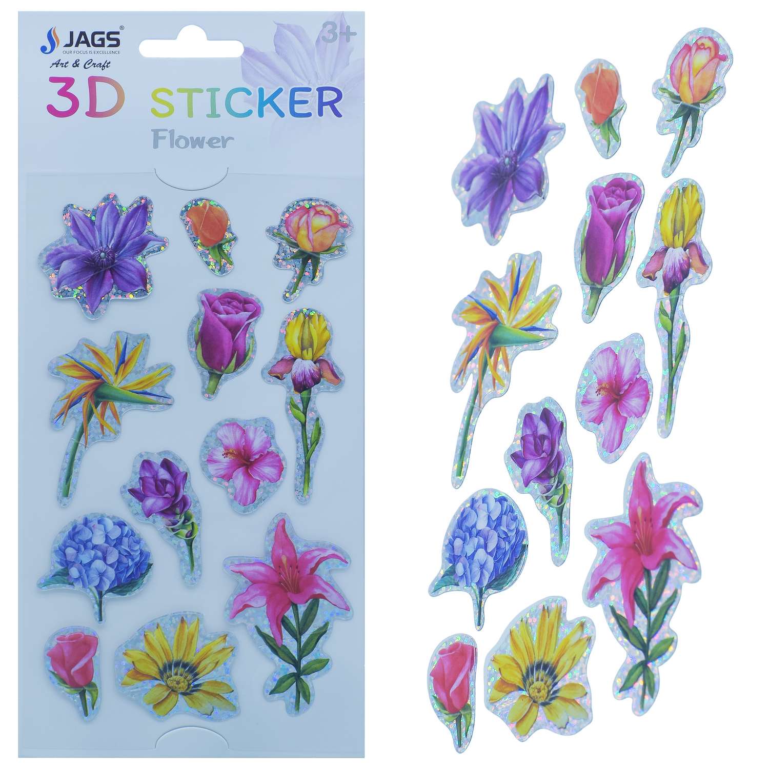 Sticker Decorative Stickers Butterfly 3D0001-6