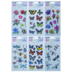 Sticker Decorative Stickers Butterfly 3D0001-6