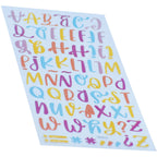 Sticker Alphabet Mix Colour ZW-BYA