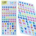 Sticker Letter ABC/123 Mix Colour ZW-DAB