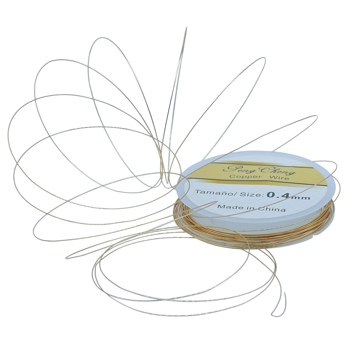 Beading Wire No 0.4MM 9MTR Rose Golden BW8MR-4M