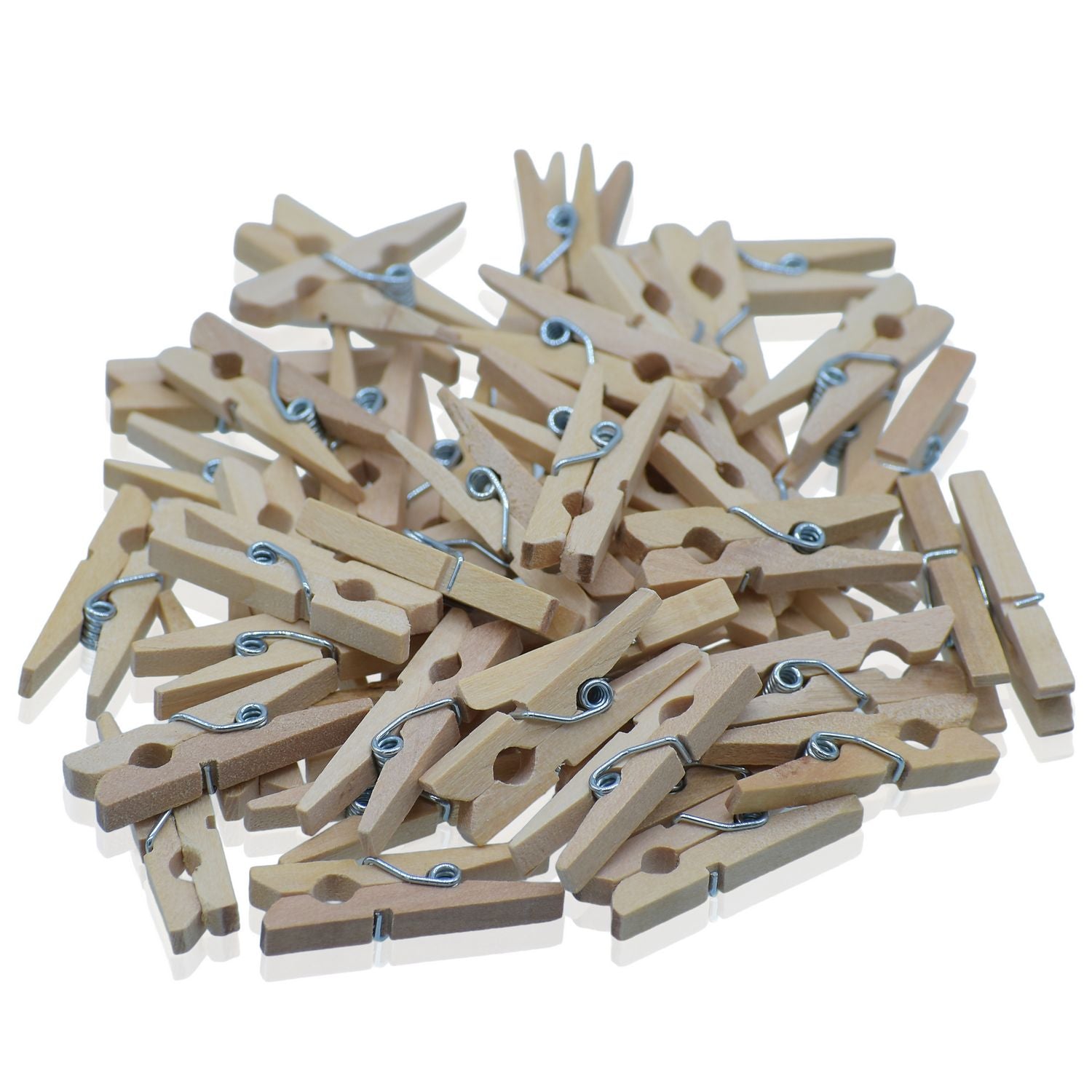 Wooden Clip Natural 50Pcs Small 3CM WCSP-02