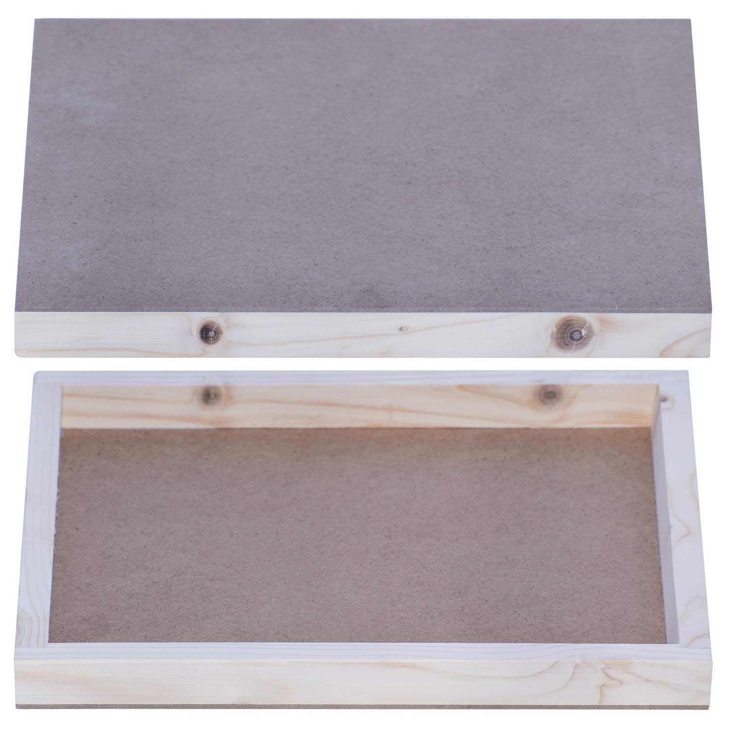 Wooden With Mdf Tray Size 25X30CM 14X20MM Thickness WWMT02