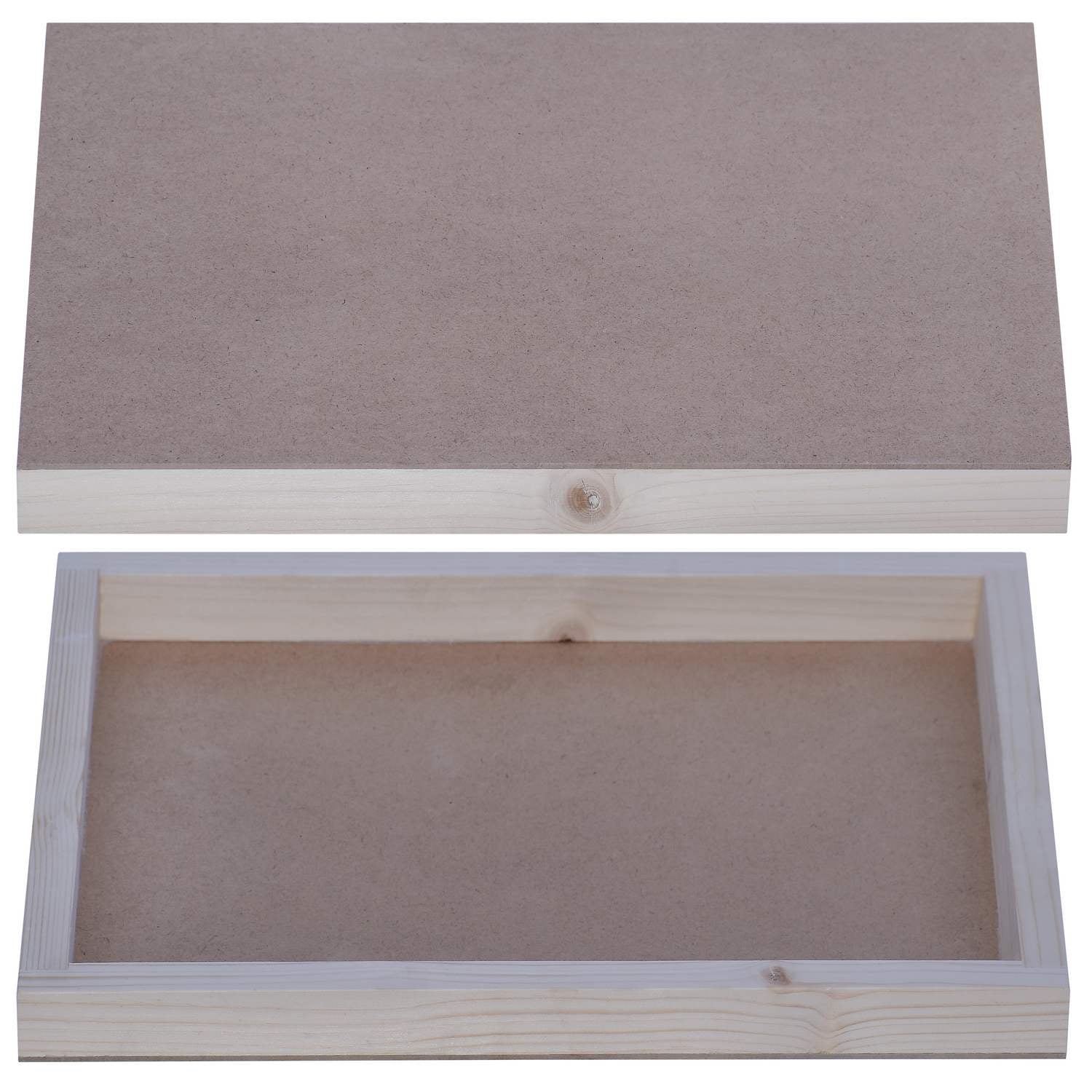 Wooden With Mdf Tray Size 30X40CM 24X18MM Thickness WWMT03