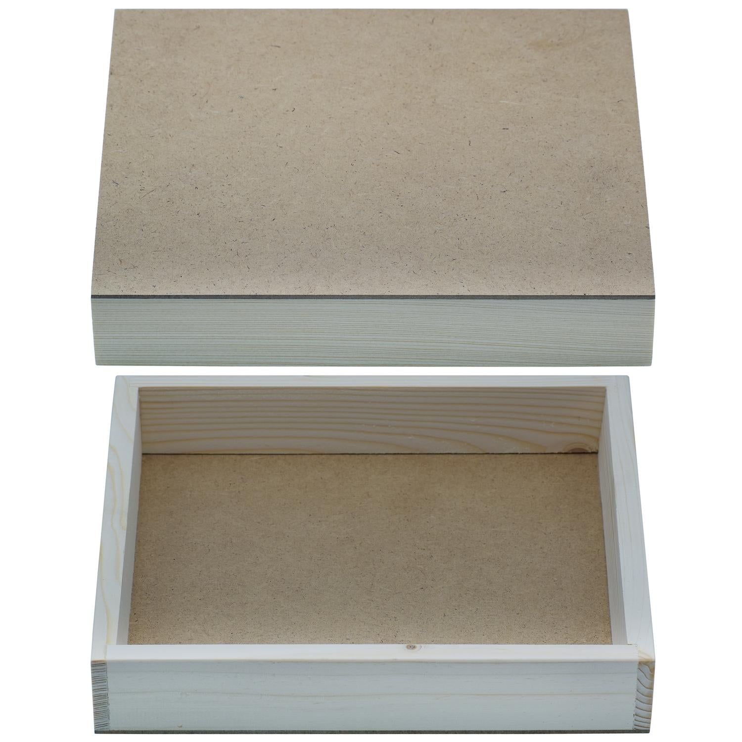 Wooden With Mdf Tray Size 10X10Inch WWMT05