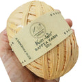 knit wit raffia yarn 50gm beige