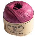 knit wit raffia yarn 50gm dusky pink