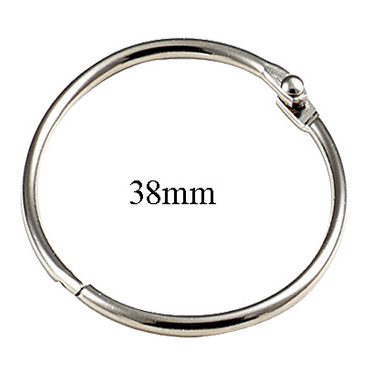 38MM BOOK RING SILVER (38MM)