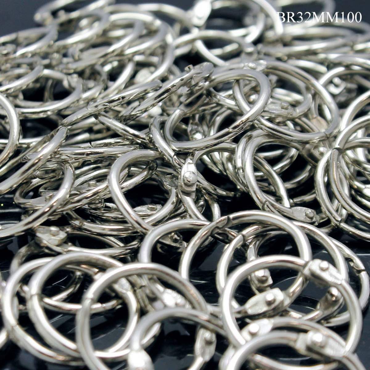 32MM BOOK RING SILVER (32MM)