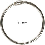 32MM BOOK RING SILVER (32MM)