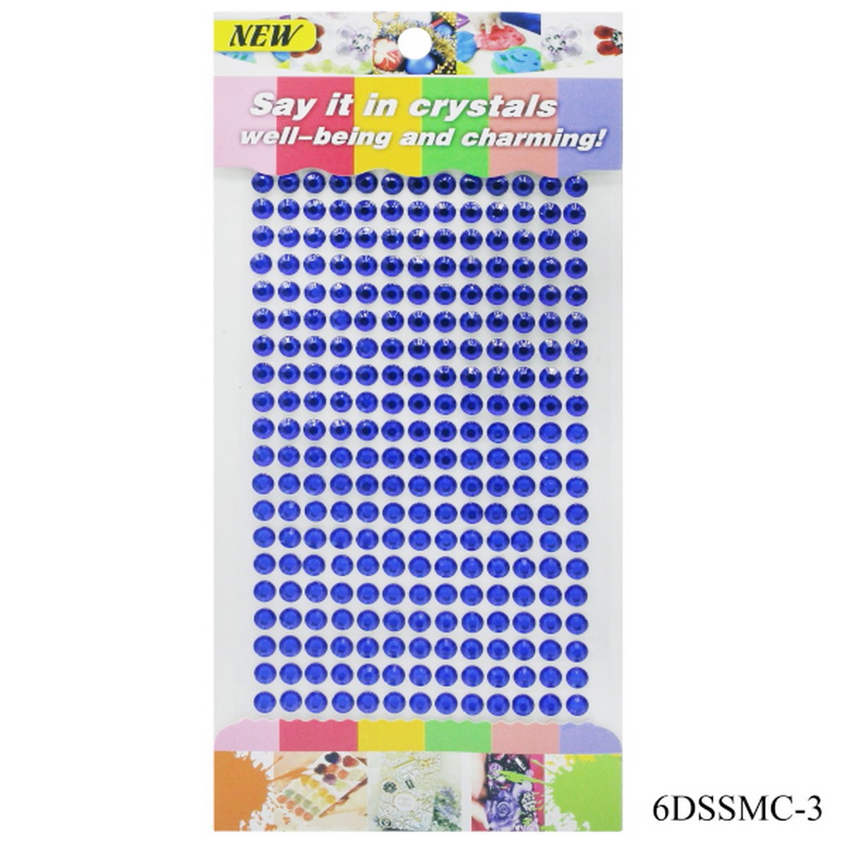 Sticker Diamond 6mm 03 Blue 6DSSMC-3