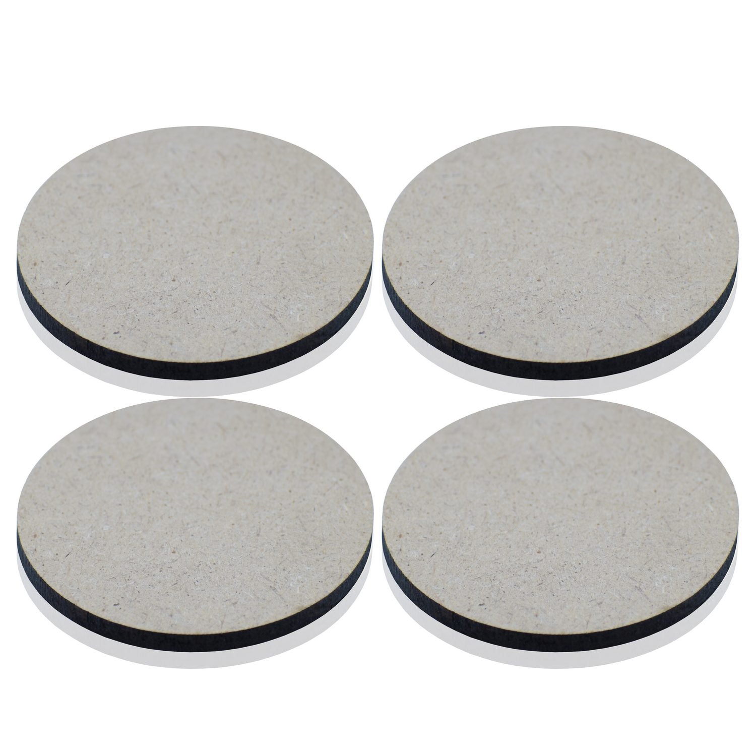 MDF Plate Round 2X2 4MM 4 Pics MPR200