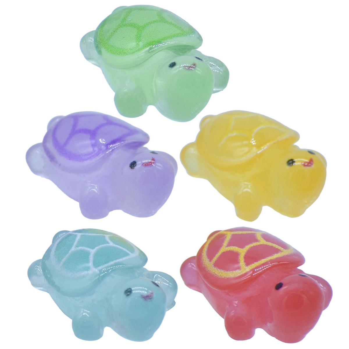 Miniature Turtle 5Pcs Mix Colour Small MMAN-41