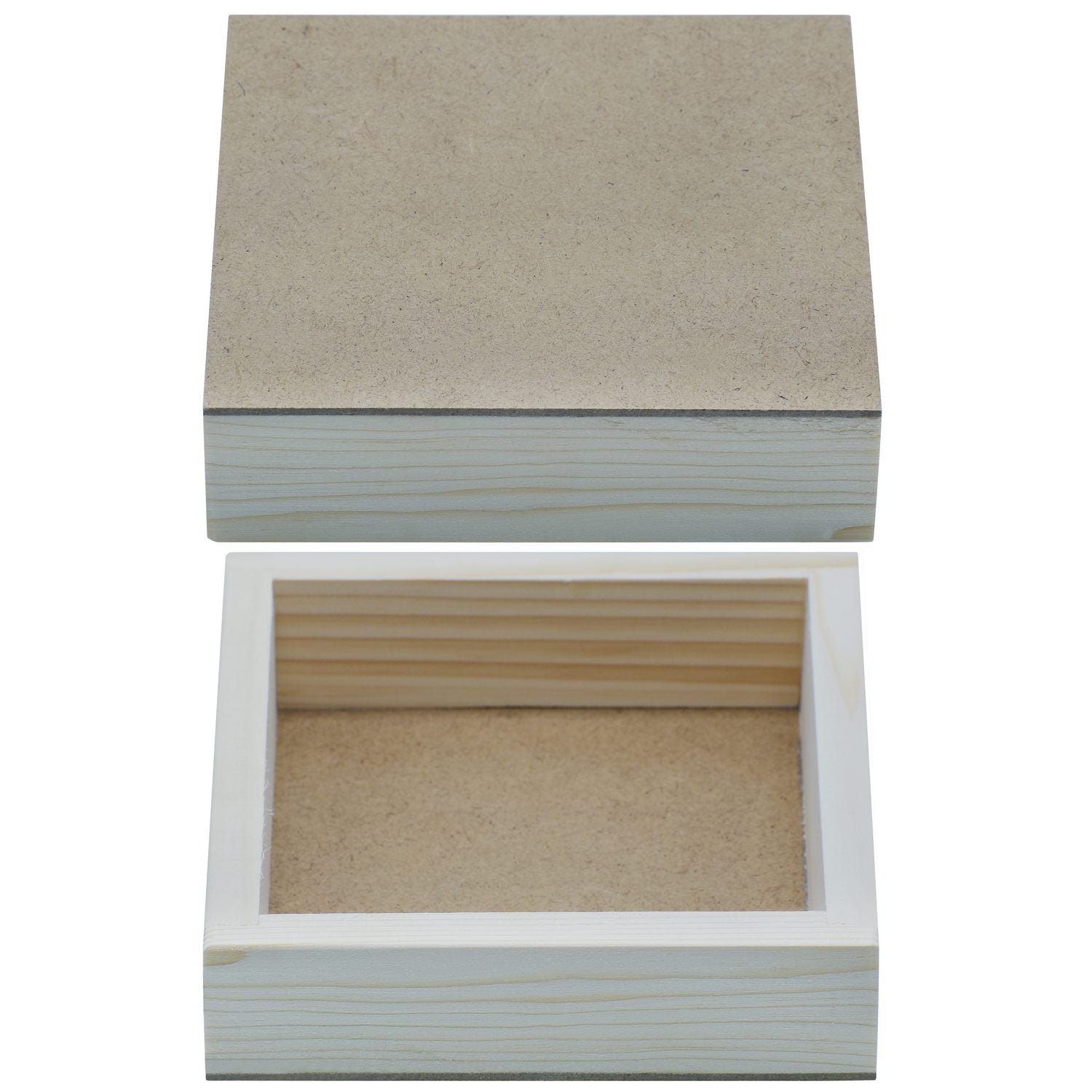 Wooden With Mdf Tray Size 6X6Inch WWMT07