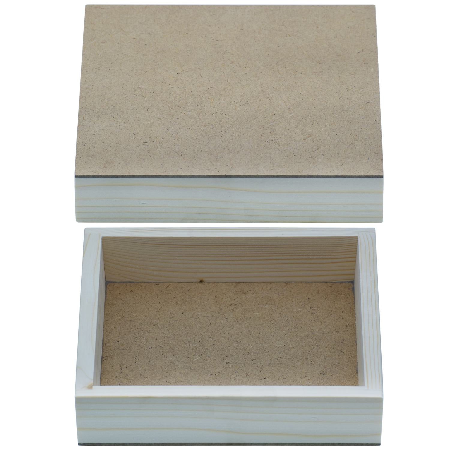 Wooden With Mdf Tray Size 8X8Inch WWMT06