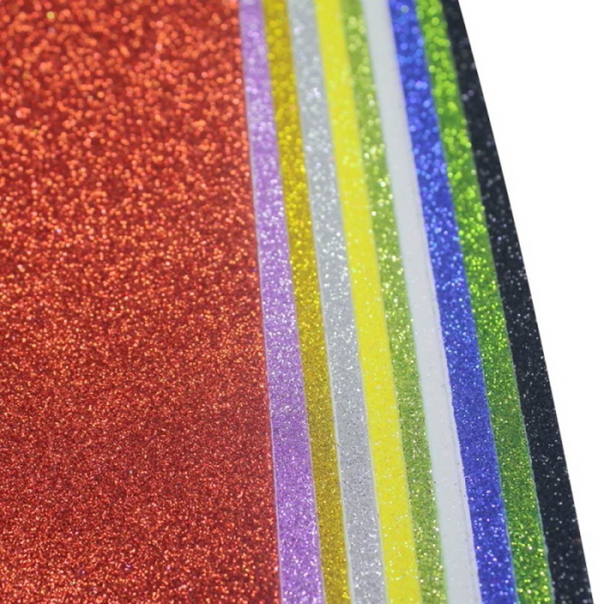 A3 Glitter Foam Sheet With S Multi Sheets 71815-A3