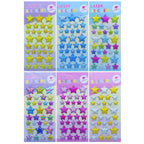 Sticker 3D Star Mix Colour FDC-STAR