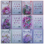 Sticker Flower Leaf Mix Colour HMJJ