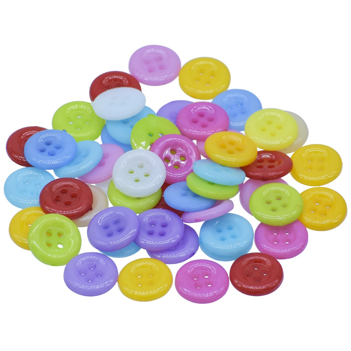 Jags Craft Decorative Button Round 20L 50Pc JCDBP29