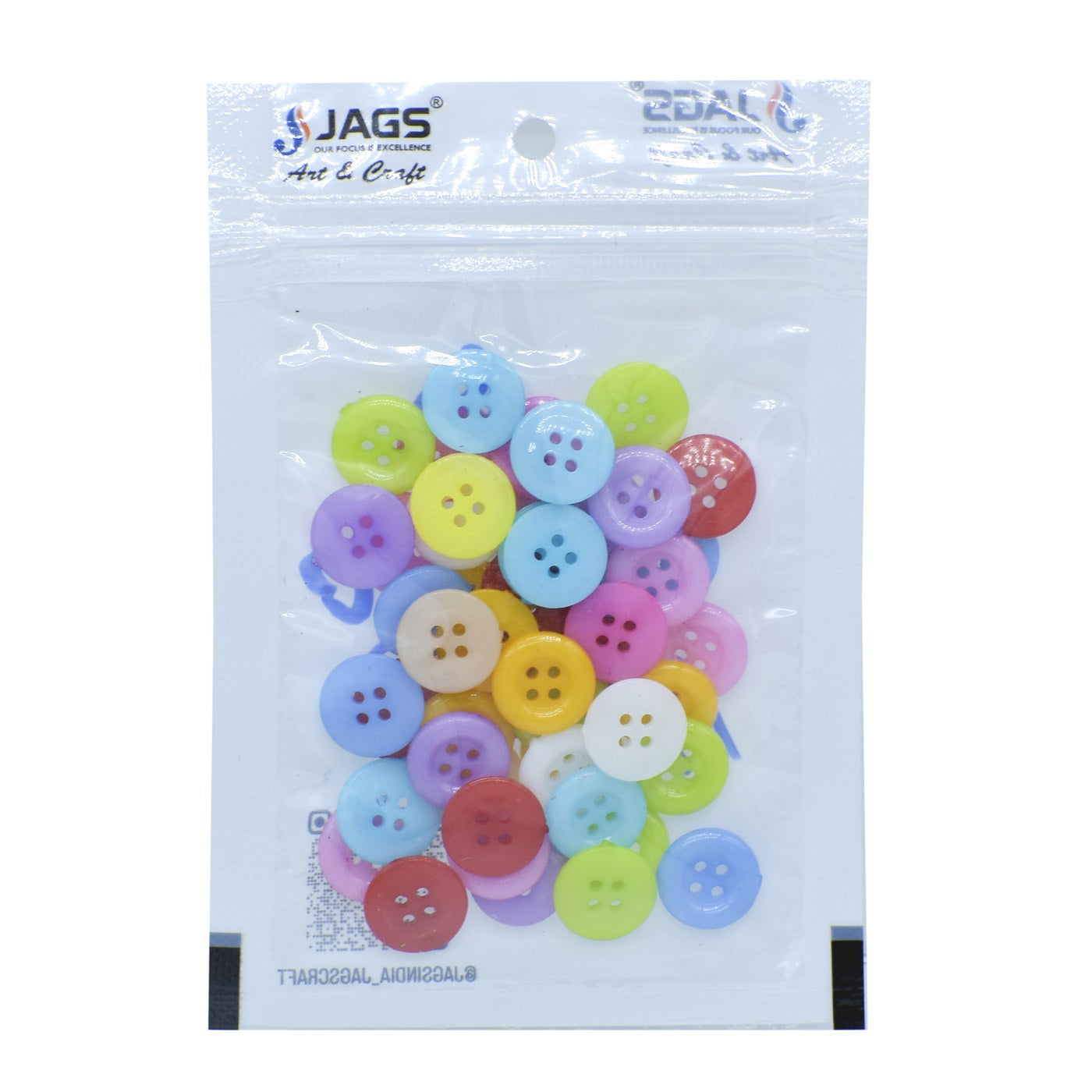 Jags Craft Decorative Button Round 20L 50Pc JCDBP29