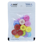 Jags Craft Decorative Button Round 28L 25Pc JCDBP18