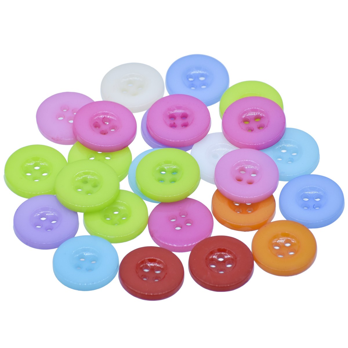 Jags Craft Decorative Button Round 28L 25Pc JCDBP24