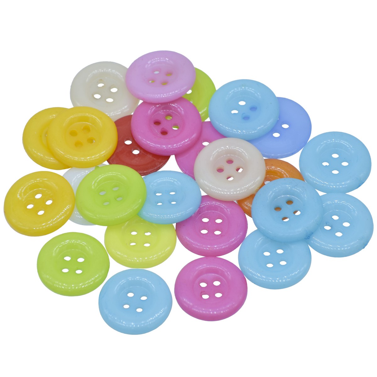 Jags Craft Decorative Button Round 28L 25Pc JCDBP30